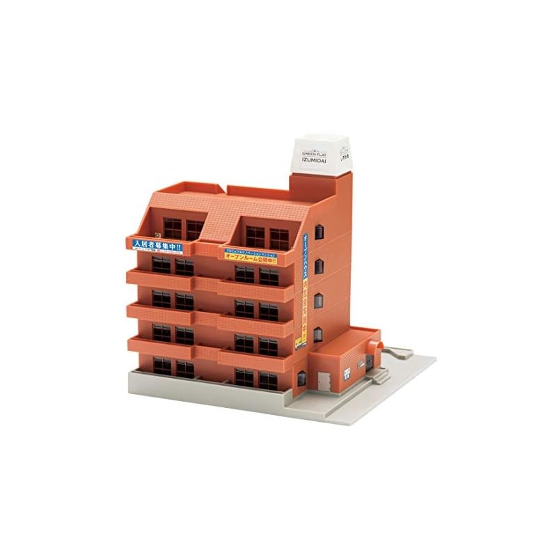 Tommytec (TOMYTEC) TOMIX N Gauge Apartment Brown 4234 อุปกรณ์ Diorama