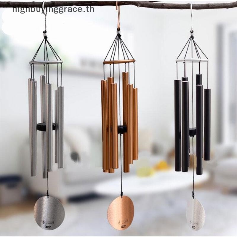 Hgth ขนาดใหญ่ Deep Tone Windchime Chapel Bells กระดิ่งลมสวนกลางแจ้งตกแต่งบ้าน HGTH
