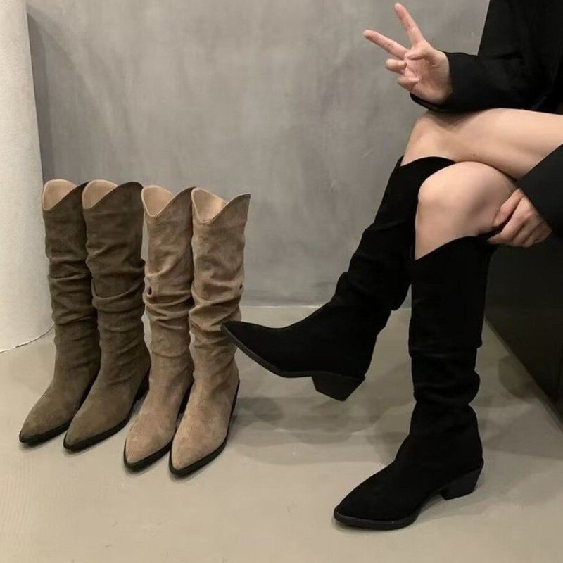รองเท้ารองเท้าส้นสูงหนาsoledอินเทรนด์สวมใส่ด้านนอกanti-s