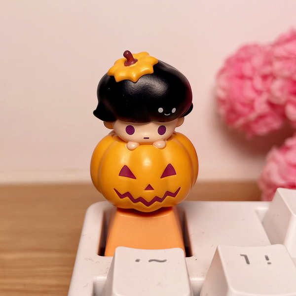 คีย์แคป keycap anime ส่วนบุคคล Bubble Mart Dimoo Series Panda Series Cross Axis Mechanical Keyboard Keycap เครื่องประดับเพื่อมอบของขวัญ