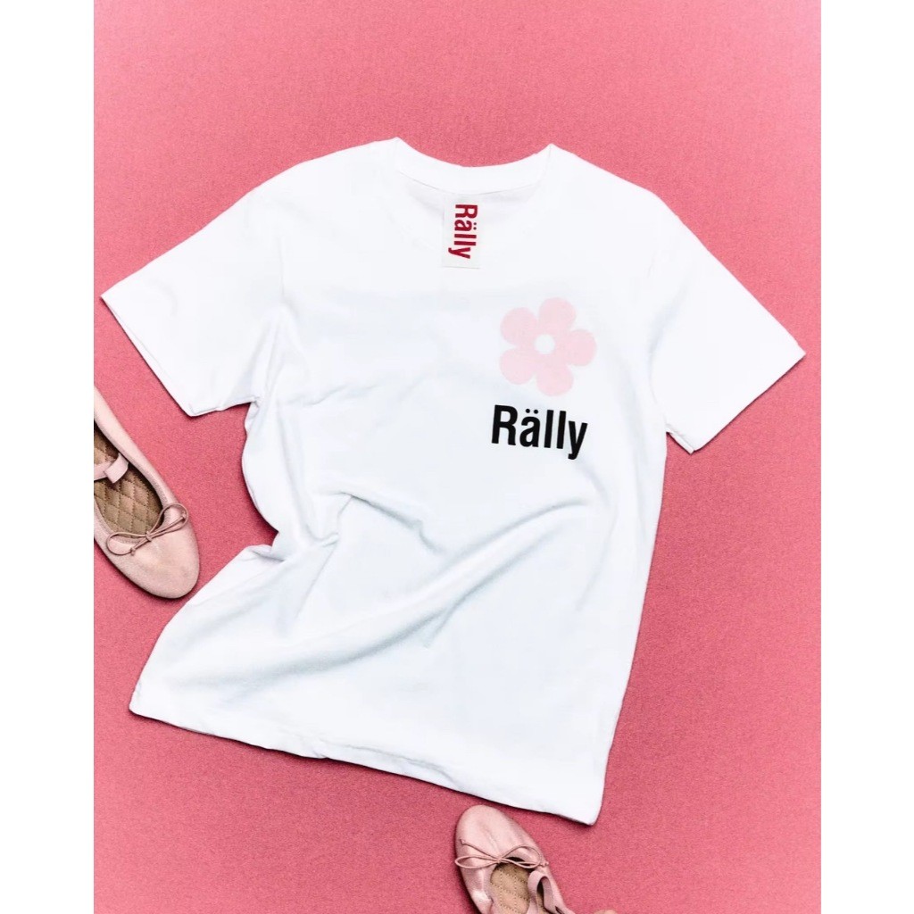 Rally Movement เสื้อยืด 🌈ใช้โค้ดลดได้20%-30% ของแท้100% 💓สินค้าพร้อมส่ง tee t-shirt