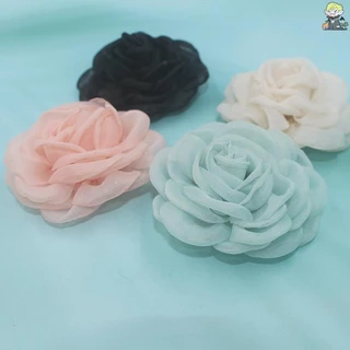 [CL] แฟชั่นผ้า Camellia เข็มกลัดดอกไม้สําหรับผู้หญิงเสื้อผ้าเครื่องประดับอุปกรณ์เสริมปาร์ตี้ TH