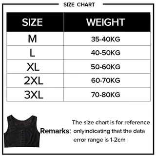 BREEZLY เสื้อกล้ามรัดตัว 1 ชิ้น ลดขนาดหน้าอก สไตล์ทอม M-3XL