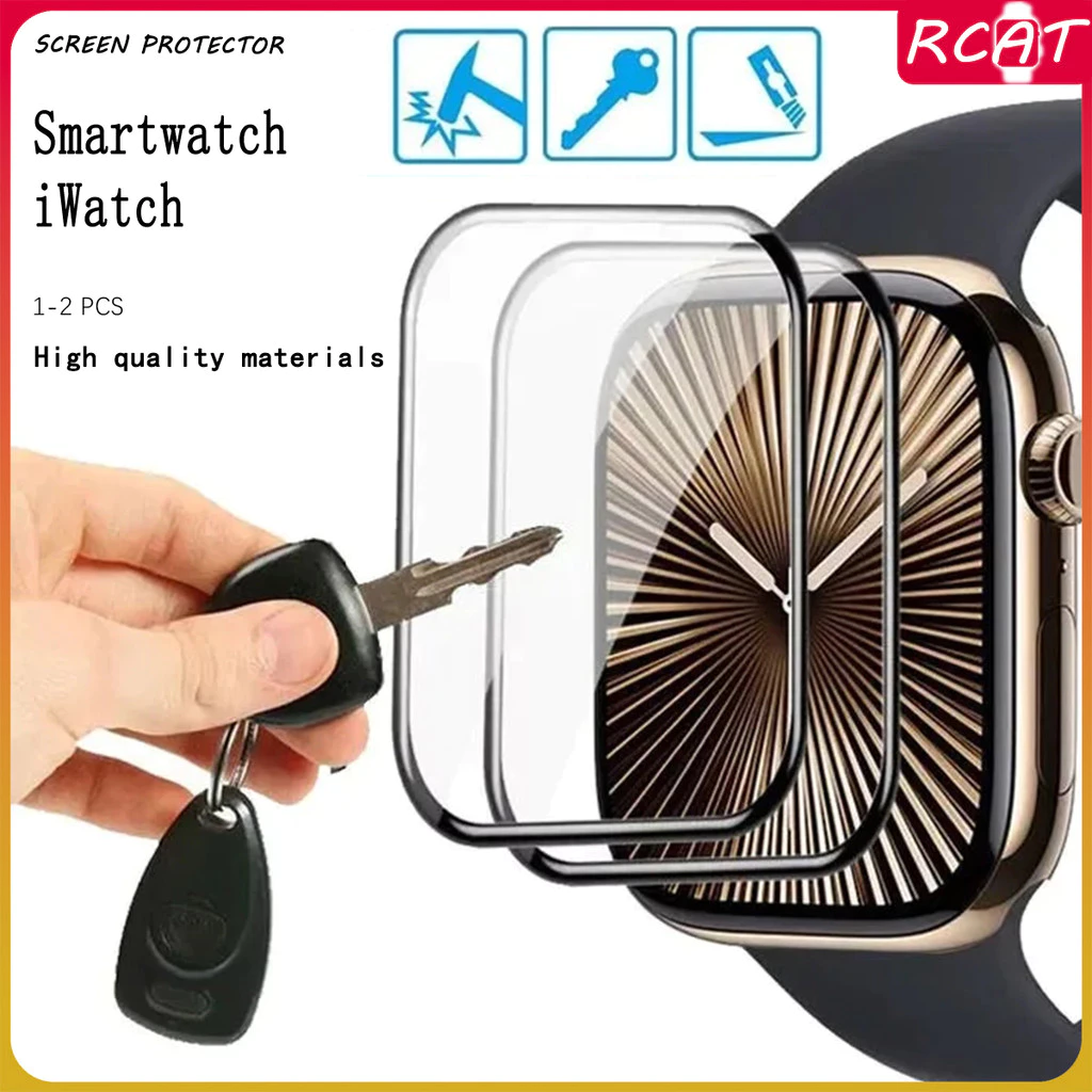 ฟิล์มกระจกนิรภัย HD for Apple Watch Ultra/SE 3 2 49 มม.45/44/41/40/38 iwatch series 10 9 8 7 6 5 4 46/42 มม