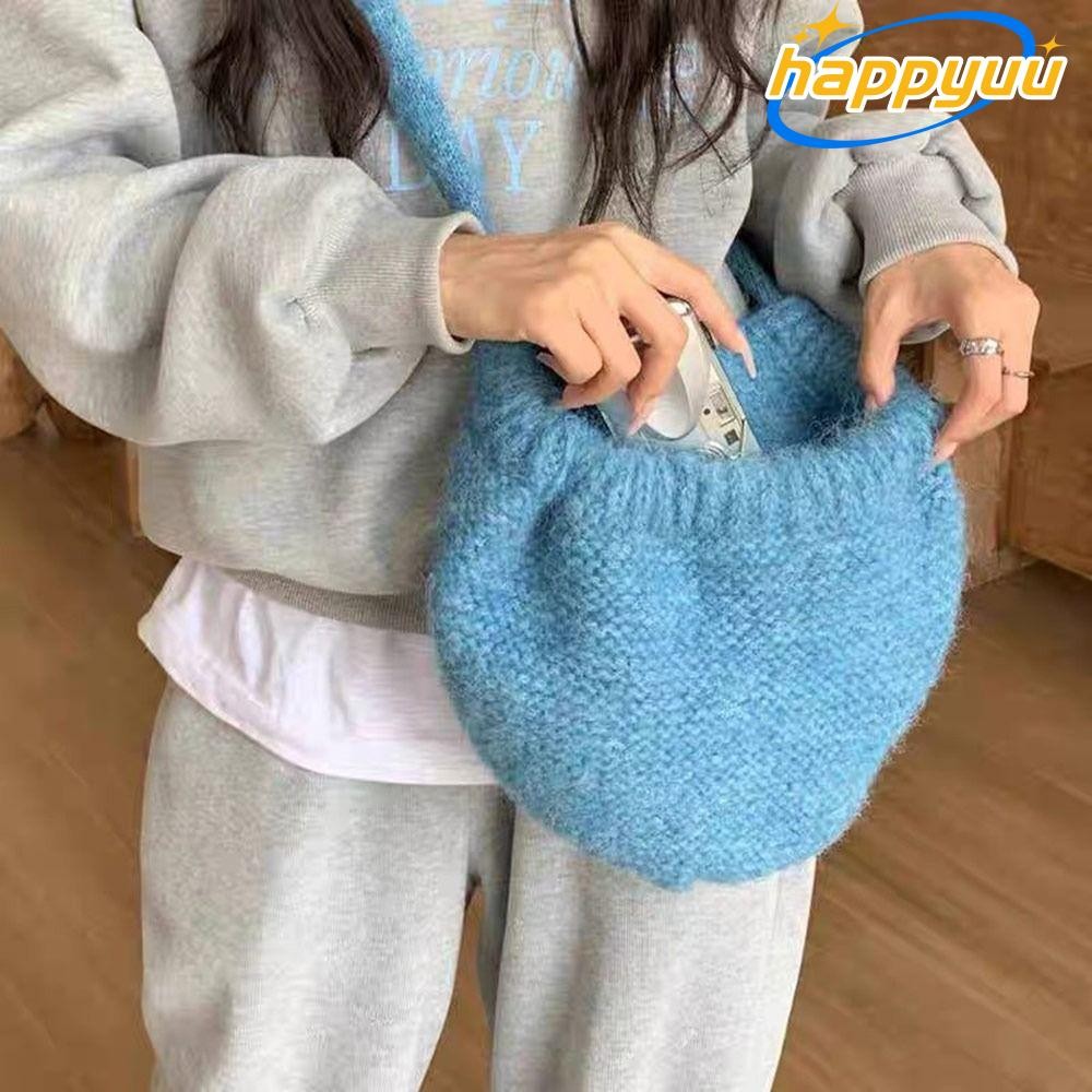 มีความสุข หมวกถัก,สายรัด กันลม เชือกป้องกันหูหมวกบีนนี่หมวก,หมวกสวมหัวที่อบอุ่นผู้หญิง