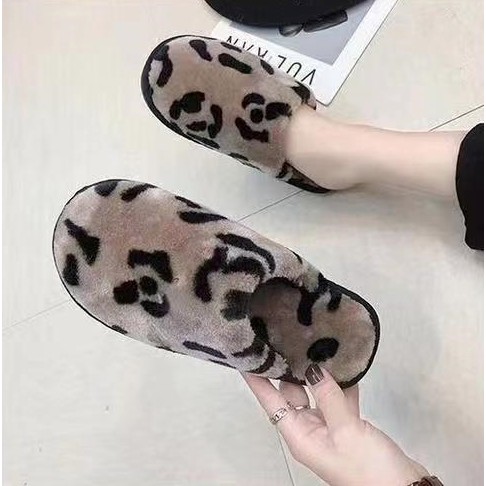 go🚚รองเท้าแตะฤดูหนาว ผู้หญิง ลายวัว ใส่ในบ้าน ใช้ในห้องแอร์ ให้อบอุ่น แฟชั่น ผ้าฝ้าย พื้นนิ่ม A-050 - รูปที่ 6