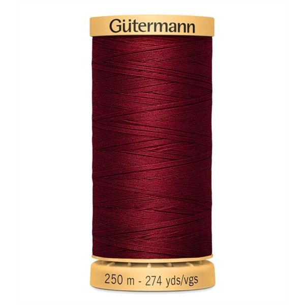 ด้ายฝ้าย Gutermann 250m - 274Y สีแดงเข้ม สีชมพู 4780