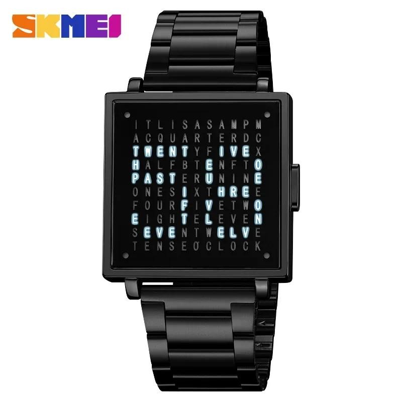 Skmei 2312 นาฬิกาข้อมือแฟชั่นสําหรับผู้ชายผู้หญิงนาฬิกากันน้ําไฟ LED กลางแจ้งดิจิตอลกีฬานาฬิกาอิเล็กทรอนิกส์ Reloj Hombre
