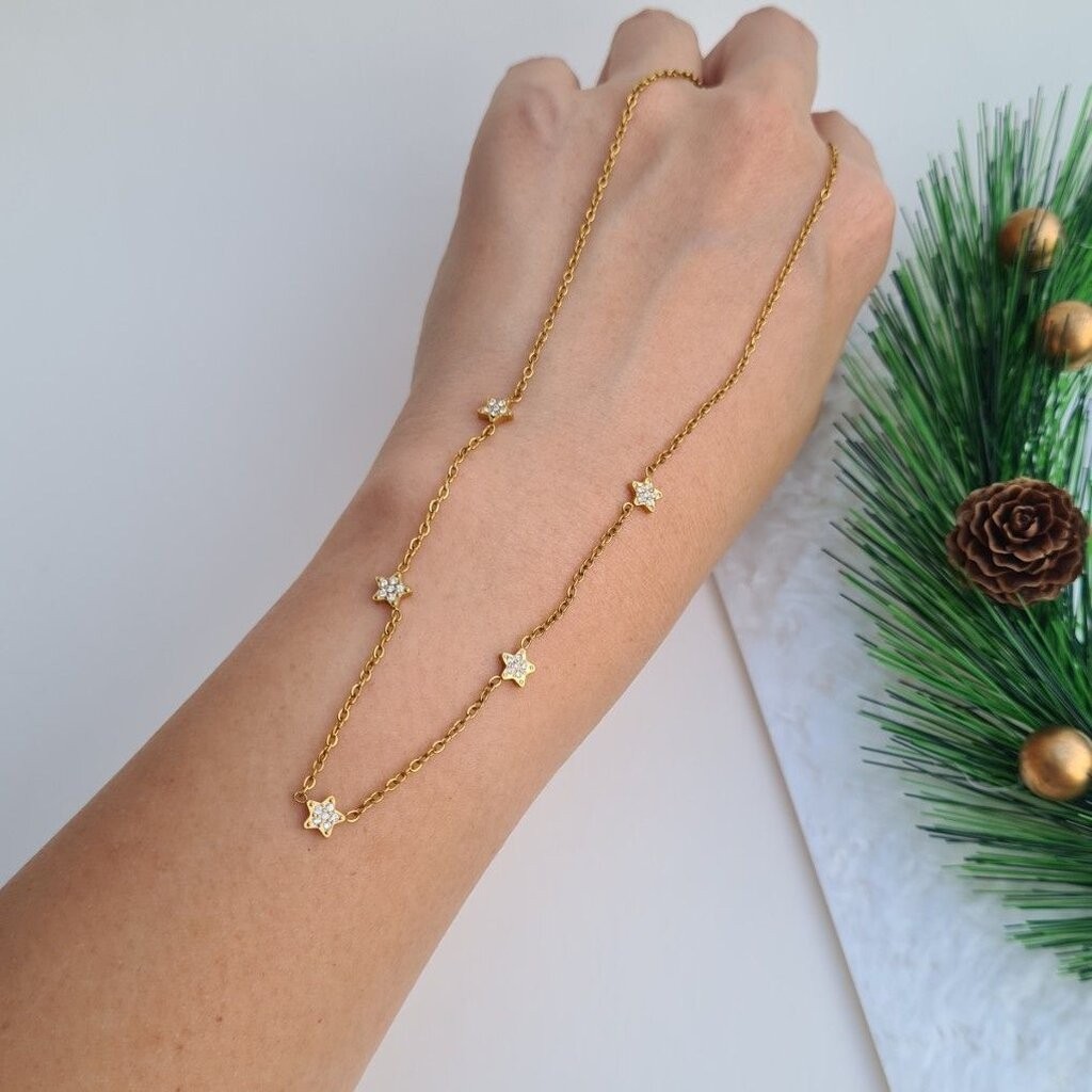 (WELRY.acc) พร้อมส่ง สร้อยคอลายดาวเล็ก รุ่น Orion