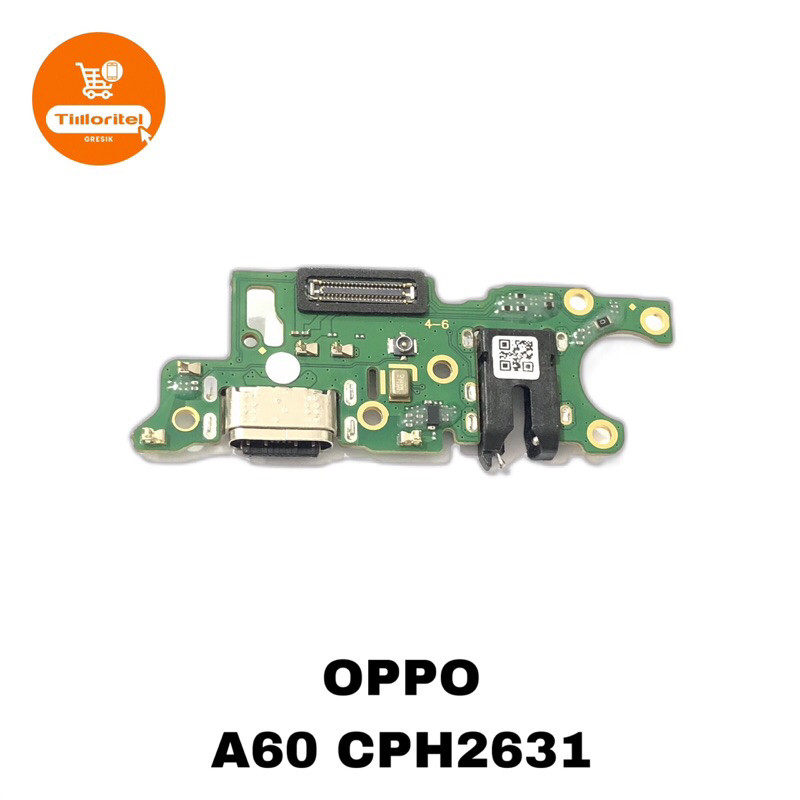 เครื่องชาร์จขั้วต่อบอร์ด Oppo A60 / Pcb Connector Cas Oppo Cph2631