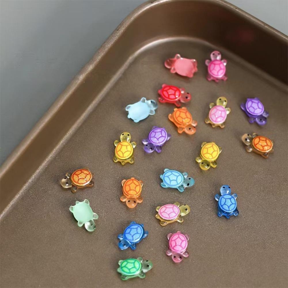 WILLUCK เรซิ่นสัตว์เรืองแสง 100 ชิ้น ทำมือ สีสันสดใส ตกแต่งสวนนางฟ้า ราคา ถูกที่สุด ดีลบีเคเค แกลเลอรีภาพที่ 3