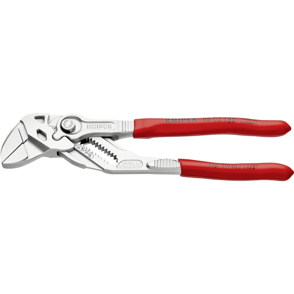 KNIPEX NO.86 03 180 Pliers Wrenches ขนาด 180mm. (คีมคอม้า จับแป็บ) - รูปที่ 3