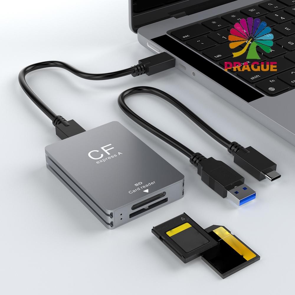 Cfexpress Type B Type A Card Reader USB 3.2 10Gbps CF Express Card Reading Type C SD Memory Card Adapter for Windows PC Laptop [prgue.th]