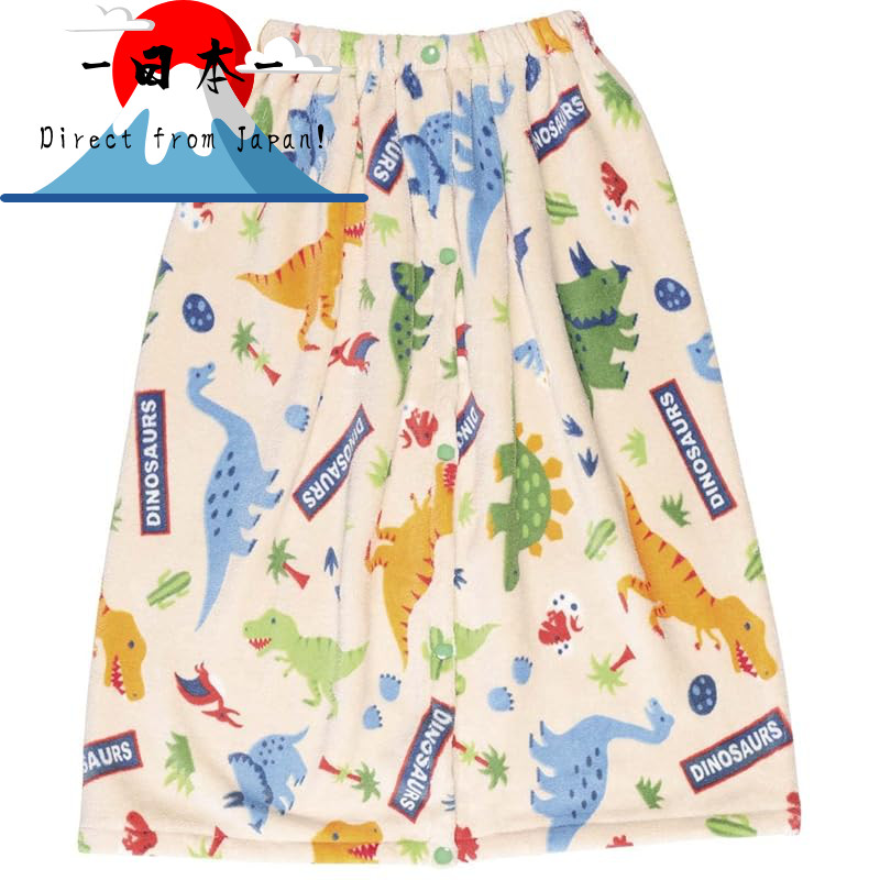 [Direct from Japan]
Skater Quick-Dry Absorbent Wrap Towel - Dinosaurs TOP1-A