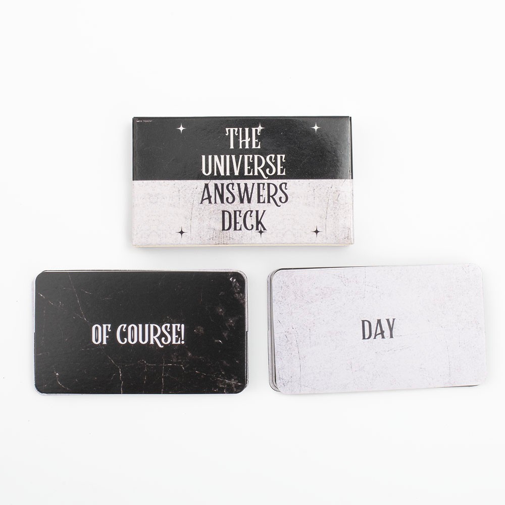 The Universe คําตอบ Tarot Deck Keywords การ์ด 44 ชิ้น 10.3*6 ซม. Fortune Telling Divination การ์ด