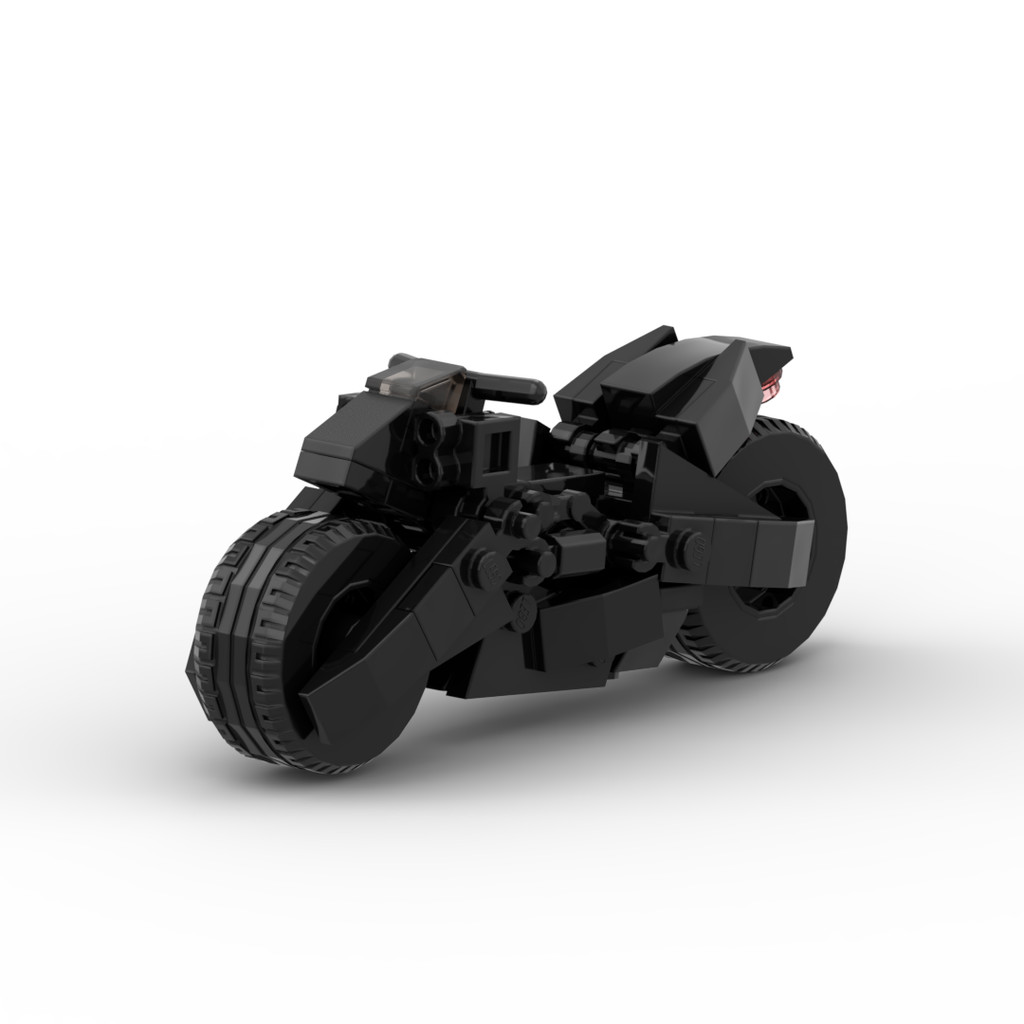 ใช้ได้กับของเล่นบล็อกตัวต่อ Lego MOC 42155 Super Heroes Avengers Batman Motorcycle