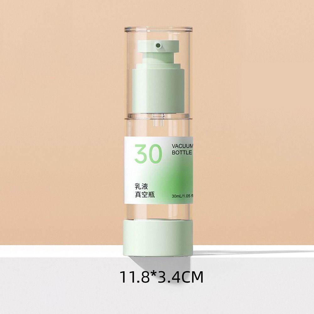 Uumir ขวดรีฟิลสูญญากาศ, ขวดสเปรย์ตัวอย่างแบบพกพาสีสันสดใส, เครื่องมือแต่งหน้า Push-type 30ml ขวดโลชั่น