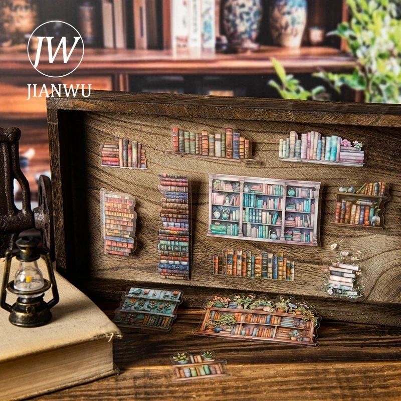 Jianwu อ่าน Corridor Series Vintage Plant Book ภูมิทัศน์วัสดุ Collage SPET สติกเกอร์ Creative Journal crapbook เครื่องเขียน