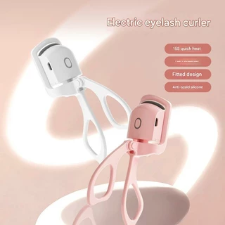 เครื่องขนตาไฟฟ้าอุ่นที่ขนตาขนตาเครื่องมือแต่งหน้า USB ชาร์จขนตาคลิปดัดขนตาแบบชาร์จไฟดัดผมร้อนเร็วและดัดผม D ด้วยอุณหภูมิ 2 ระดับ