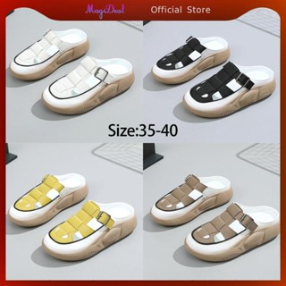 Magideal รองเท้าแตะผู้หญิงพร้อมหัวเข็มขัดกันน้ําน้ําหนักเบาบ…