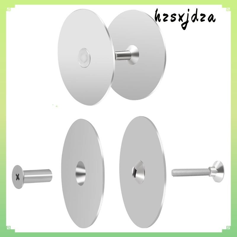 2 ชุดฝาครอบรูประตูแผ่นลูกบิดประตูฝาครอบรูสําหรับ Home Security Silver hzsxjdza.th