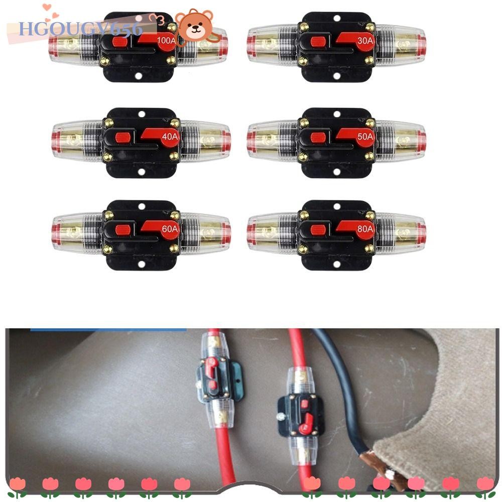 HGOUGV656 DC Resettable Circuit Breaker, 150A 125A 100A 80A รีโมตประกัน Self Recovery Circuit Breake