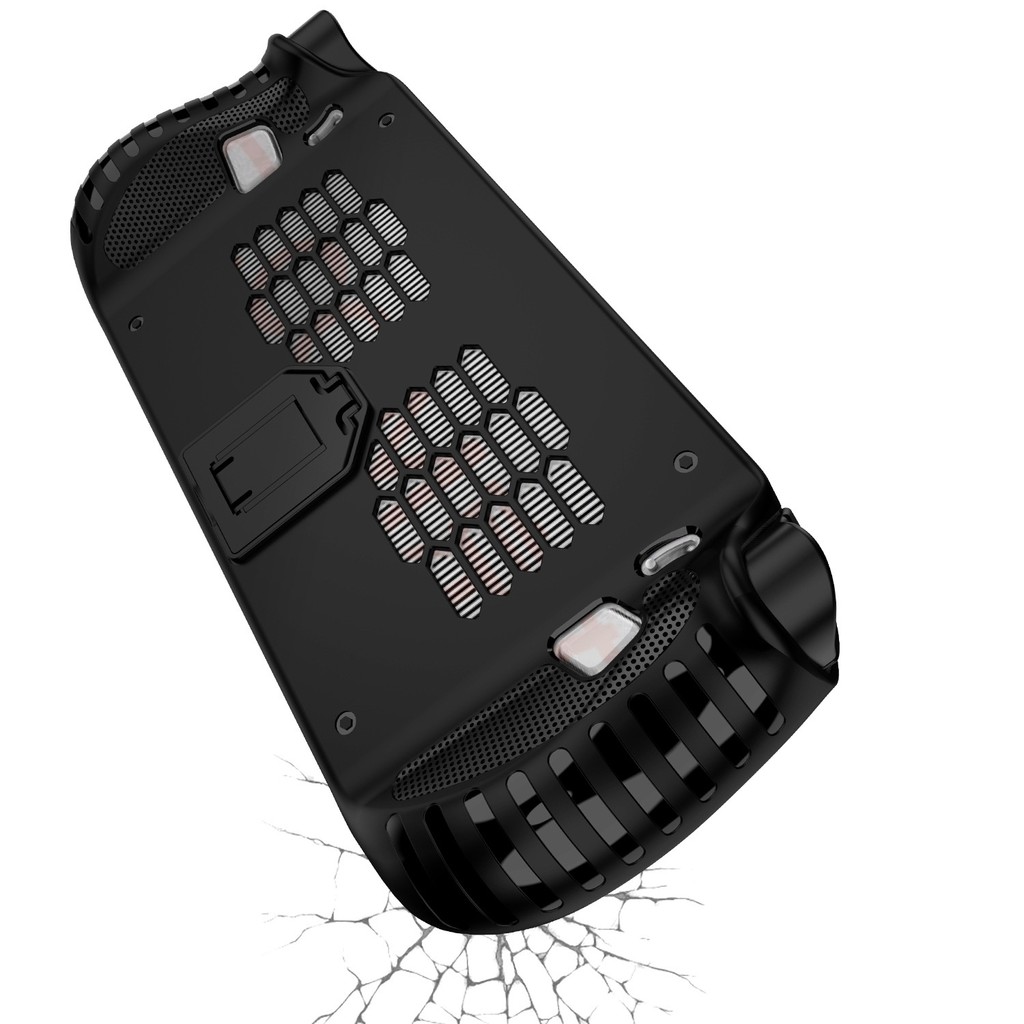 TPU เคสป้องกันพร้อมขาตั้งเข้ากันได้กับ Legion GO S, Shock-Absorption, กันลื่นและป้องกันรอยขีดข่วนฝาครอบการออกแบบ