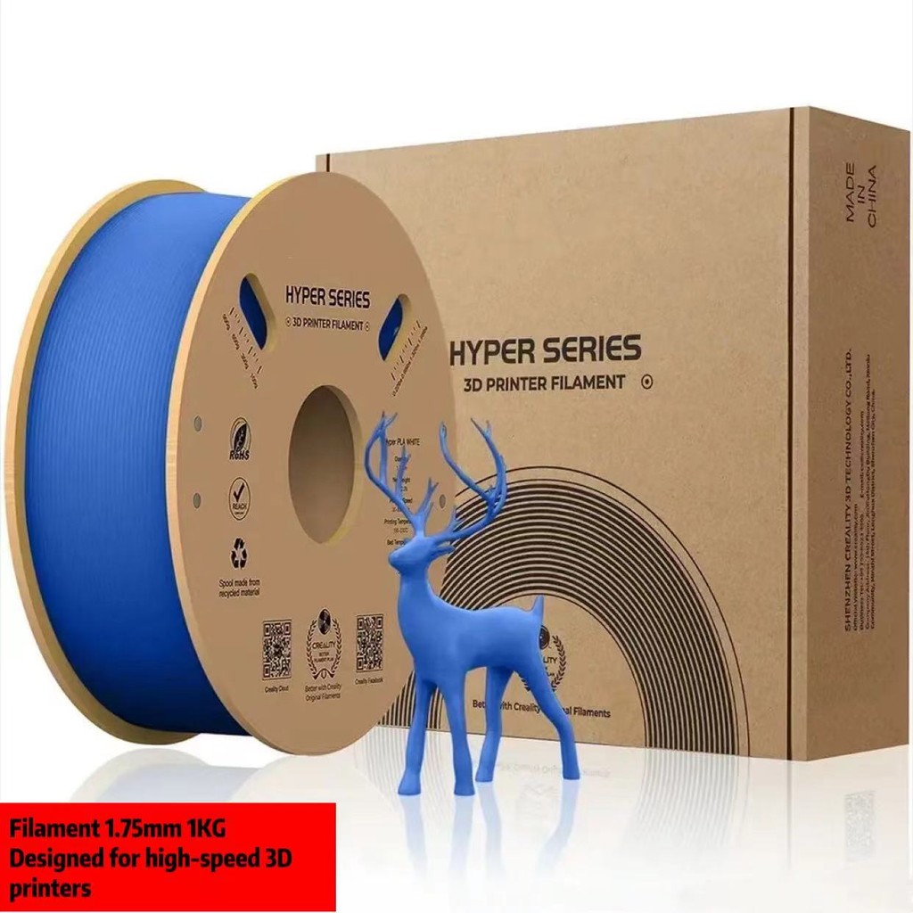 Creality Hyper Series PLA Filament 1KG ความแม่นยําสูง Faster Cooling Better Fluidity ปลอดสารพิษ Mois