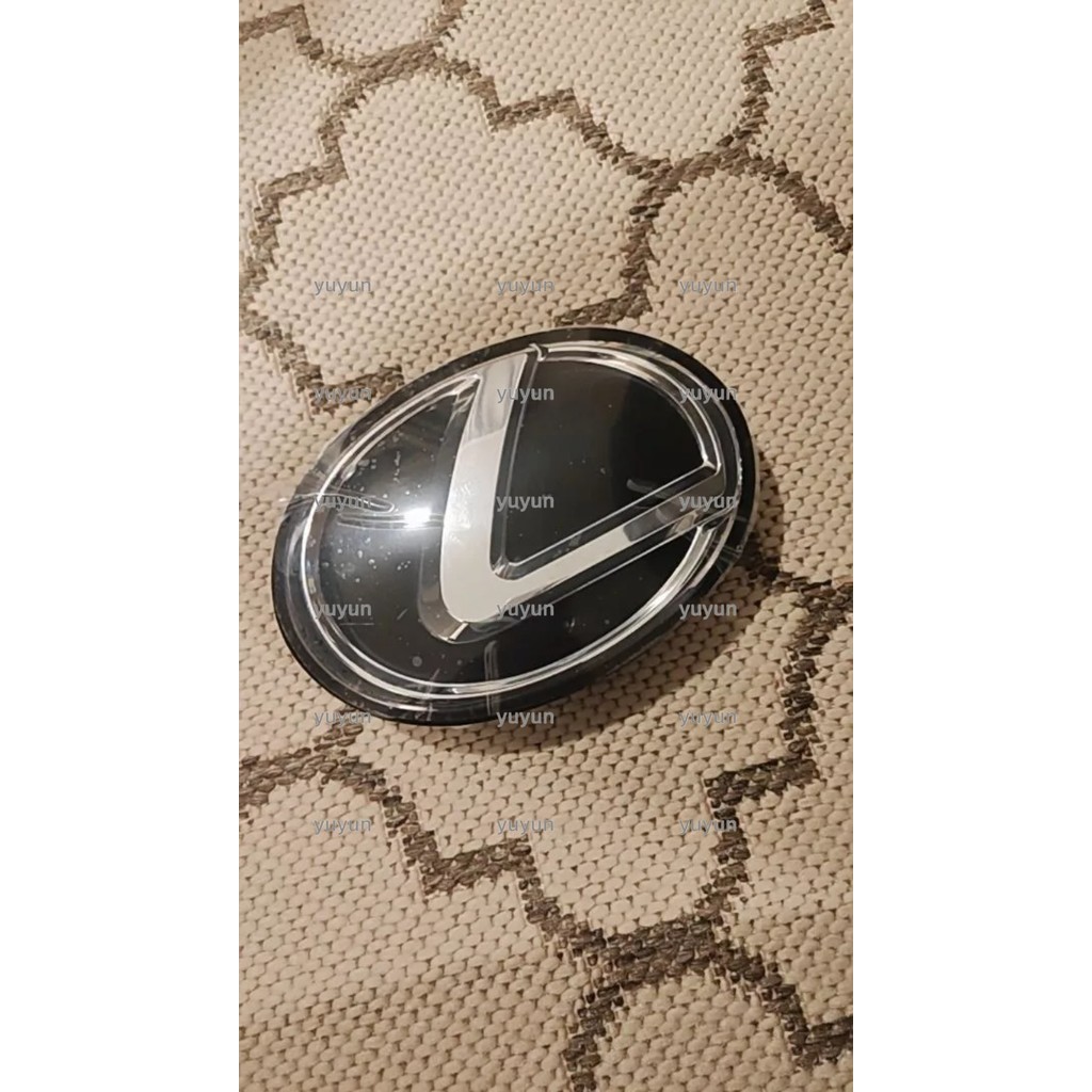 YY LEXUS FRONT GRILLE EMBLEM 16.3CM สําหรับ CT LX GS NX RX GX ES200 สี BLACK และ BLUE