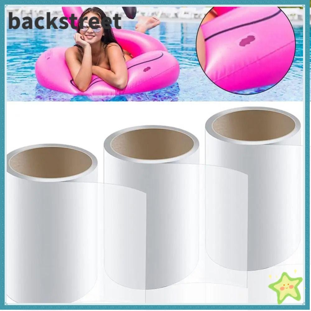 BACKSTAGE 1 Roll Inflatable Toy TPU Tape, TPU Swim Pool Swim Ring Repair Patch, Repairing Kit Float Tent Repairing Patch