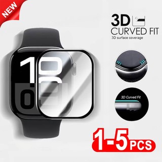 3D หน้าจอโค้ง Protectors สําหรับ Apple Watch series 10 46 มม.42 มม.49 มม.45 มม.41 มม.44 มม.40 มม.38 มม.แก้ว HD Full Film iWatch series 10 ultra 9 8 7 6 se 5 3