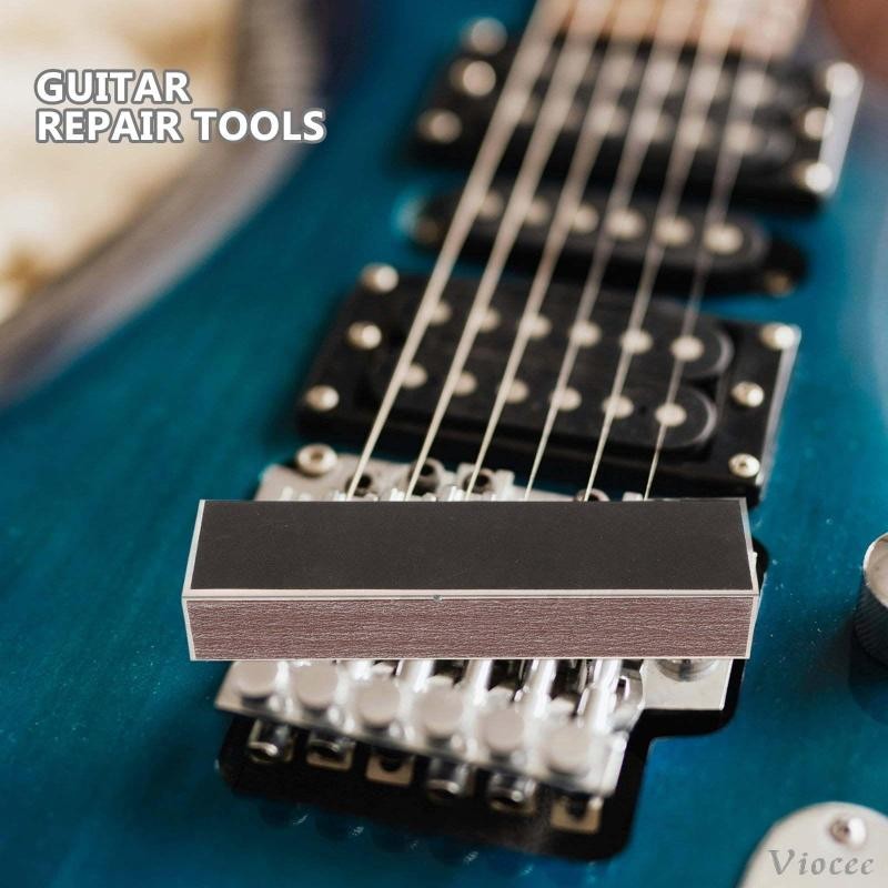 [Viocee] Guitar Fret Leveling Sanding Beam Bass Fret Leveler Bar อลูมิเนียมอัลลอยด์ที่ทนทานที่มีประส
