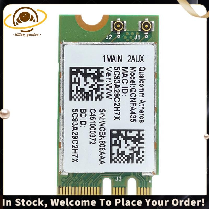 การ์ดอะแดปเตอร์ไร้สายสําหรับ Atsures QCA9377 QCNFA435 802.11AC 2.4G/5G NGFF WIFI CARD บลูทูธ 4.1