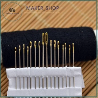 สินค้าใหม่ !! ชุดเข็มปักผ้า เย็บผ้า 1ชุด16เล่ม(16Needles) ชุดเข็มหัวทอง สินค้าพร้อมส่ง