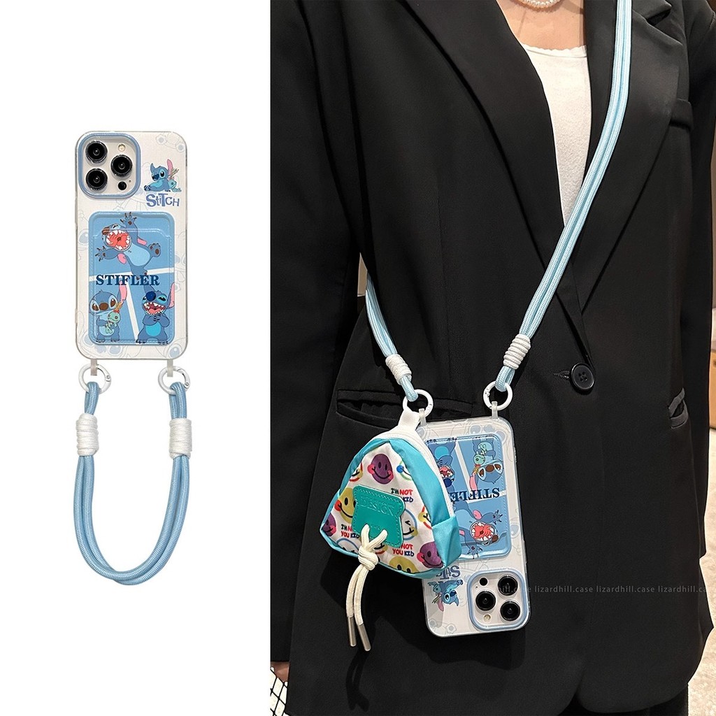 เคส KB523 สำหรับ Redmi Note 14 ProPlus/13R/13 ProPlus/12T Pro/12(Turbo)/11T/10/11S/11 ProPlus 11SE - ดีไซน์ทหารกันกระแทกสไตล์เกาหลีพร้อมสายสะพายข้างลายการ์ตูนน่ารัก