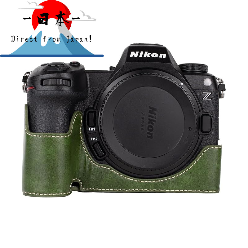 [Direct from Japan]
Rieibi PU Leather Protective Half Case for Nikon Z6III Camera - Grip and Open Bo