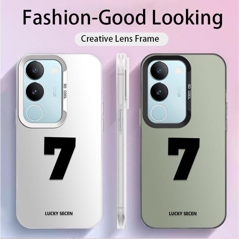 สําหรับ Vivo V29e& Vivo V29e 5G , Lucky number 7, Sunrise,เคสโทรศัพท์ IMD ป้องกันการตกแบบด้านคุณภาพส