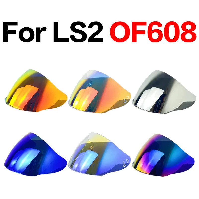 2025NEW หมวกกันน็อครถจักรยานยนต์ Visors สําหรับ LS2 OF608 หมวกกันน็อค Face Sheild Casque Moto