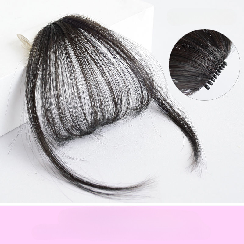 ผมปลอมหน้าม้าแบบธรรมชาติ ส่งตรงจากไทย หน้าม้าบางเบาเสมือนอากาศ ไม่เห็นรอยต่อ สวยเป็นธรรมชาติ（LK） - รูปที่ 4