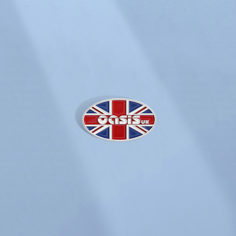 Rock Band เข็มกลัดเข็มกลัดเคลือบคลาสสิกOasis Allianceธงเข็มกลัดโลหะ Pins Lapel Badgeอุปกรณ์เสริมของขวัญสําหรับเพื่อน