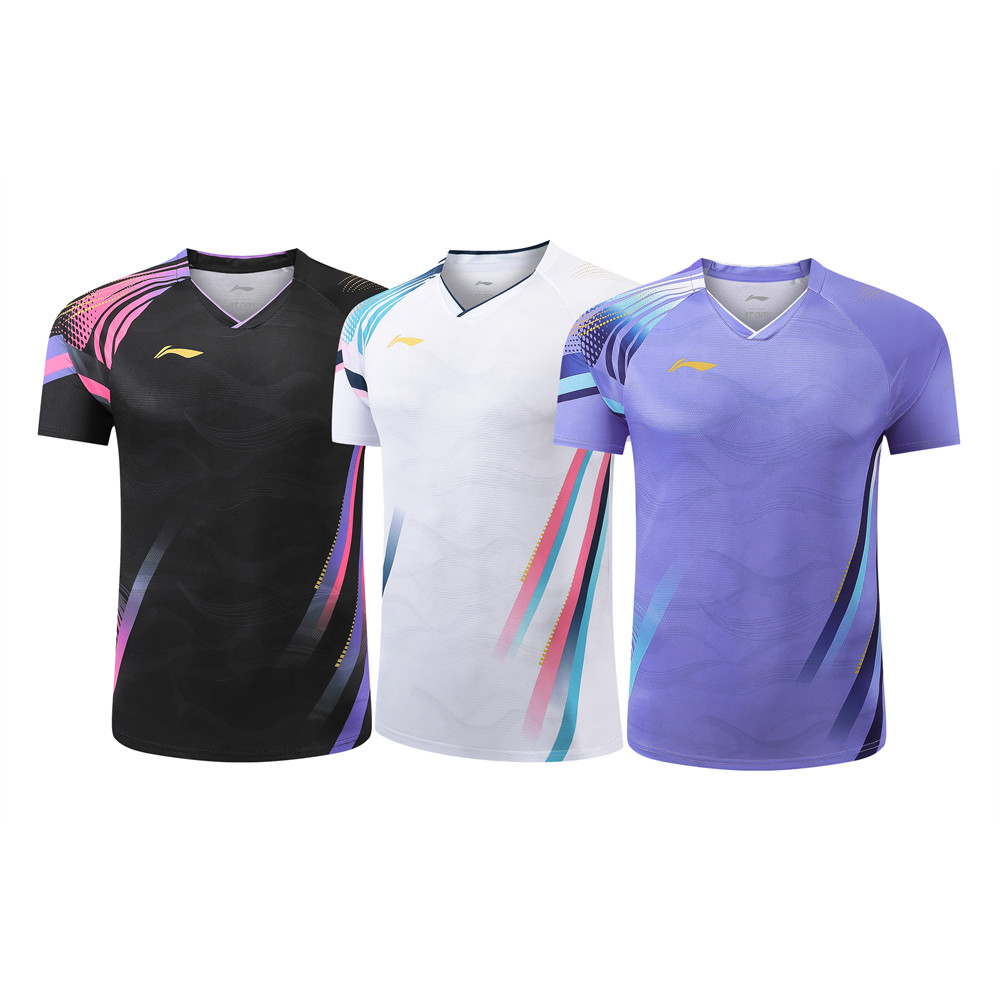 เสื้อเล่นแบดมินตันสำหรับทุกคน ผ้าแห้งเร็วดักความชื้น ใช้ได้หลากหลายการออกกำลังกาย