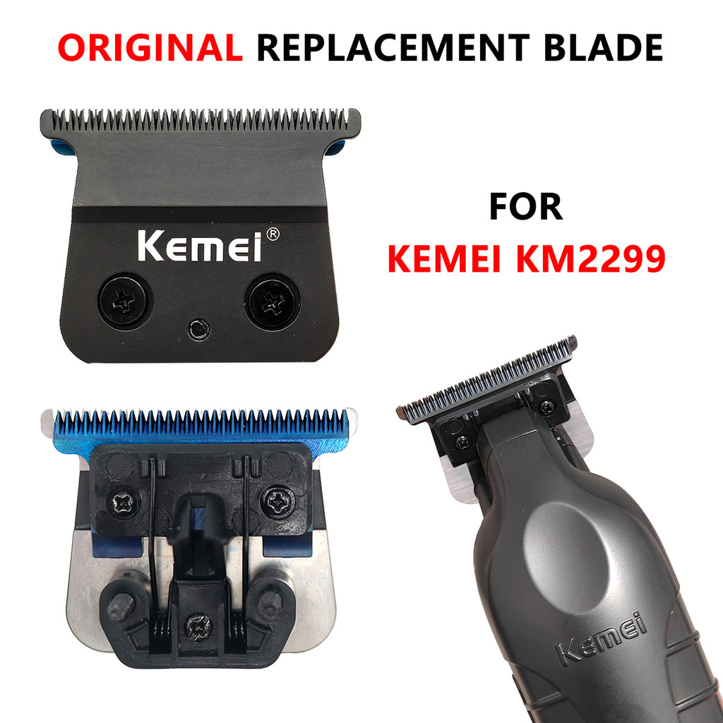 KEMEI KM2299 Trimmer สําหรับผู้ชายเปลี่ยนเปลี่ยนใบมีด Professional Hair Clipper สําหรับร้านตัดผมอุปก