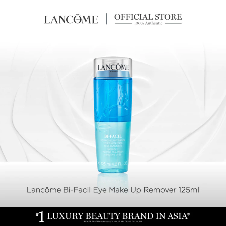 LANCOME BI-FACIL NON OILY 125 ML อายรีมูฟเวอร์ เช็ดทำความสะอาดเครื่องสำอางรอบดวงตา