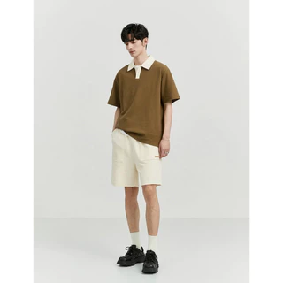 BeCoolMan🍃เสื้อโปโลแขนสั้นลําลอง ทรงหลวม สวมใส่สบาย เข้ากับทุกการแต่งกาย แฟชั่นฤดูร้อน สําหรับผู้ชาย