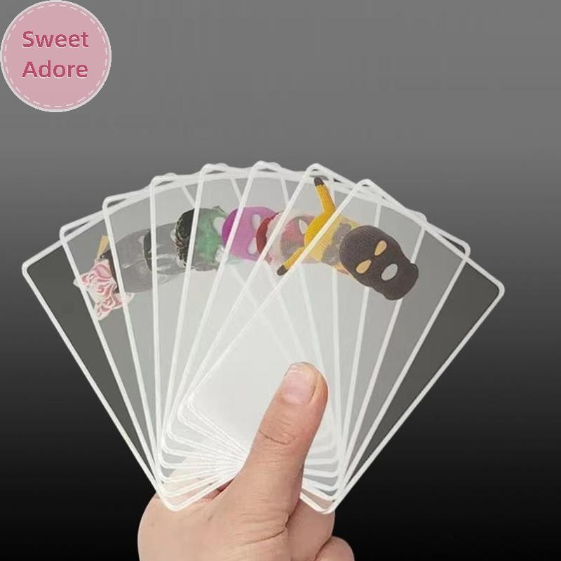 Sweetadore 1 ชิ้นโปร่งใสผู้ถือบัตร Bus ธุรกิจกรณี Bank บัตรเครดิต ID ผู้ถือบัตร Identification การ์ดคอนเทนเนอร์ TH