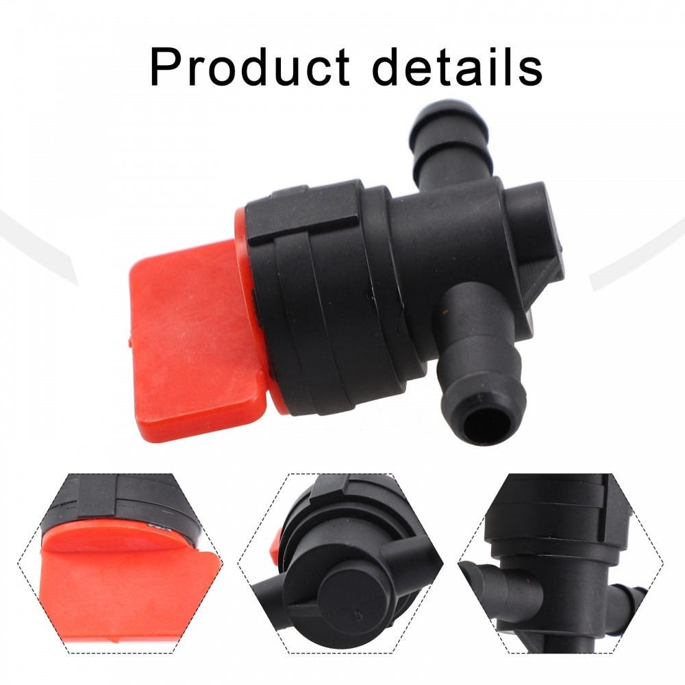 For Motorcycles Bicycles ATV Switch Valve 8mm Faucet Fuel On-Off Fuel Tap
