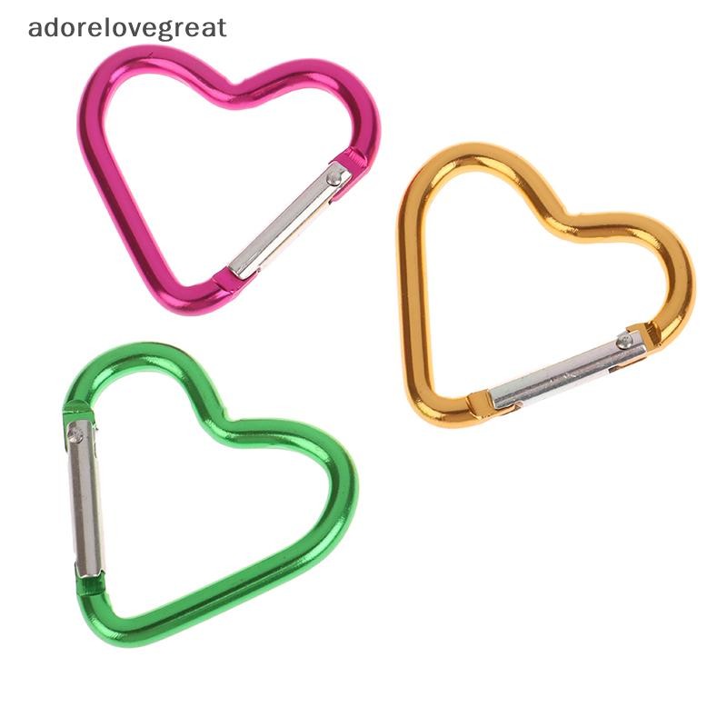 Alt 1 ชิ้นรูปหัวใจอลูมิเนียม Carabiner Key Chain คลิปกลางแจ้ง Keyring Hook ขวดน้ําแขวนหัวเข็มขัดอุปกรณ์เสริม DRG
