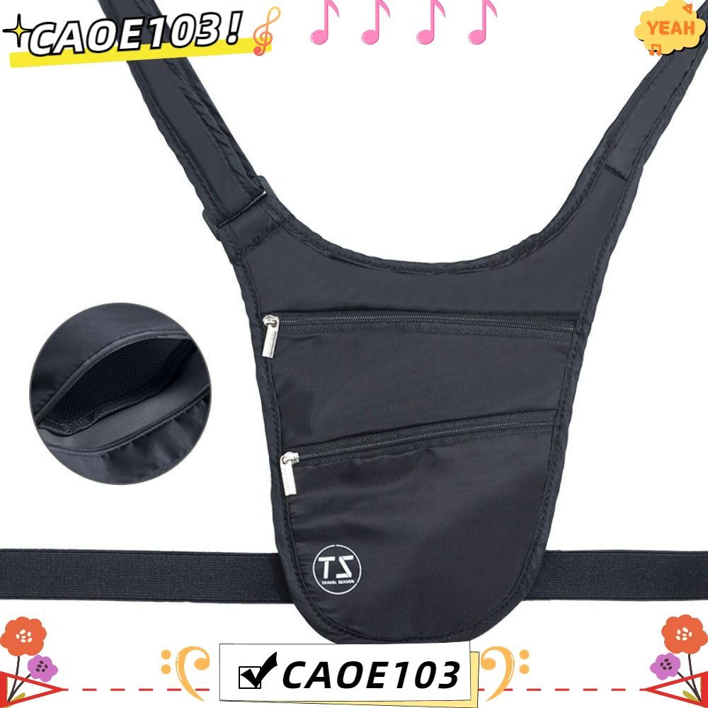 Caoe103 กระเป๋าคาดเอวกีฬา,ความจุขนาดใหญ่ระบายอากาศที่มองไม่เห็นกระเป๋าเข็มขัด,ยิมป้องกันการโจรกรรมเดินทางเข็มขัดเงิน