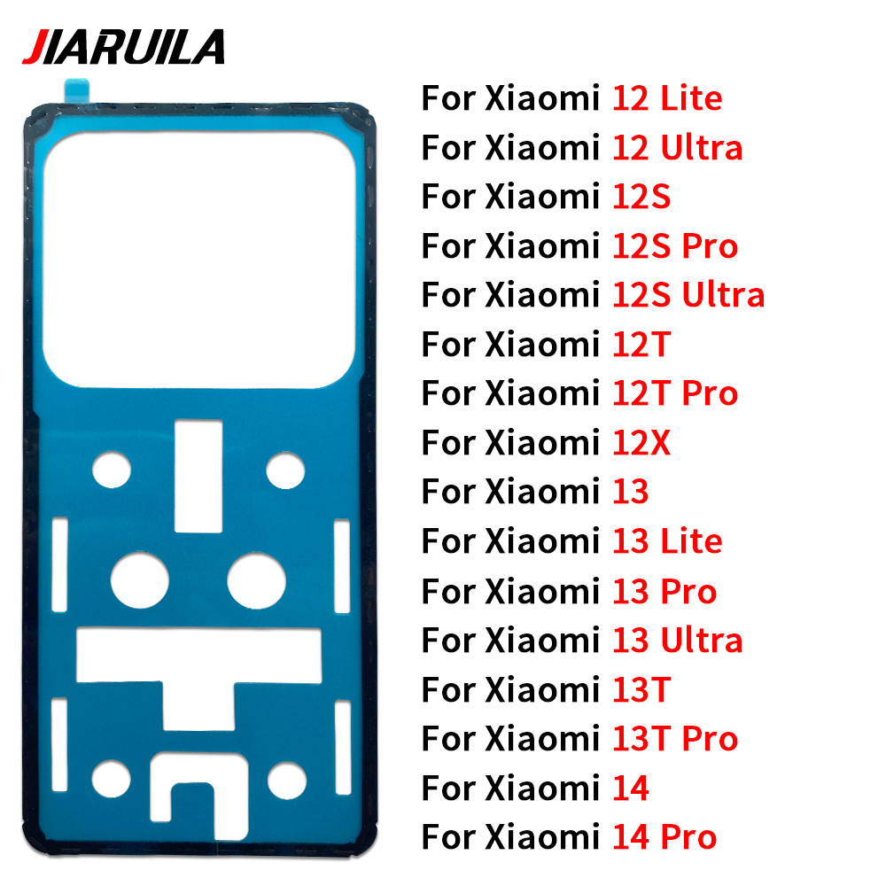 Original กาวสติกเกอร์ฝาหลังแบตเตอรี่กาวเทปสําหรับ Xiaomi Mi 12 Lite Ultra 12S Pro 12T 12X 13 Lite Pro 13T 14 Pro