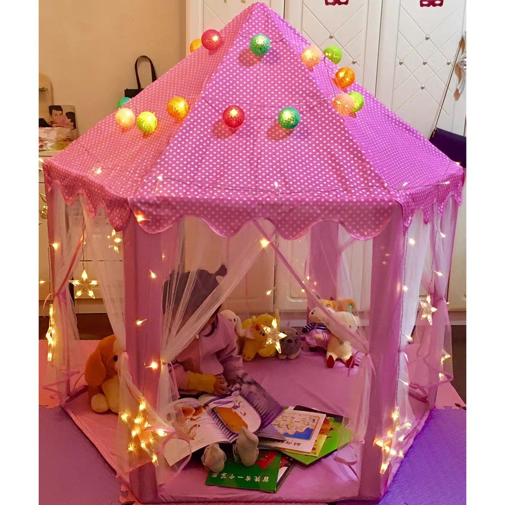 YTL บ้านเด็ก เต็นท์เด็ก บ้านของเล่น พับเก็บได้ มีให้เลือก2สี สินค้าพร้อมส่ง - รูปที่ 5